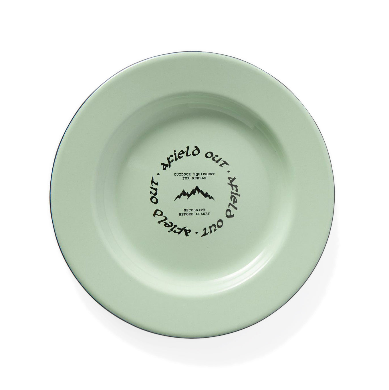 Afield Out Canyon Enamel Plate