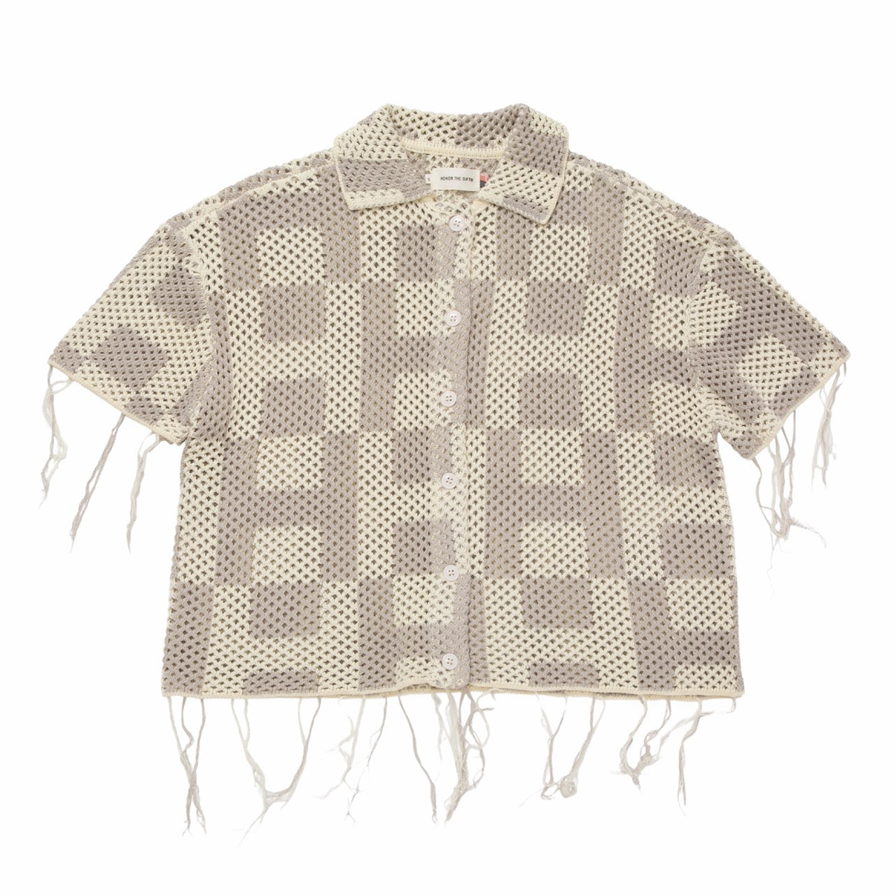 Honor The Gift Crochet S/S Button Down