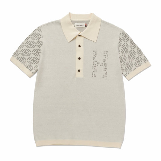 Honor The Gift Knit H Pattern Polo