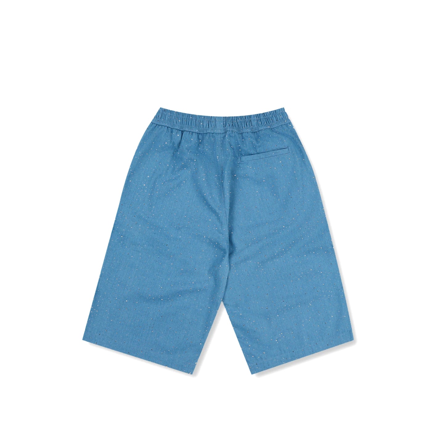 PLEASURES Glitter Baggy Denim Shorts