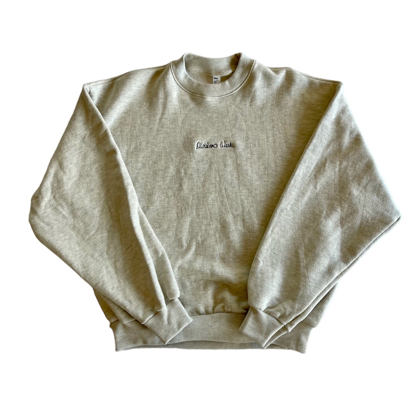DVSN WEST Wicki Script Crewneck