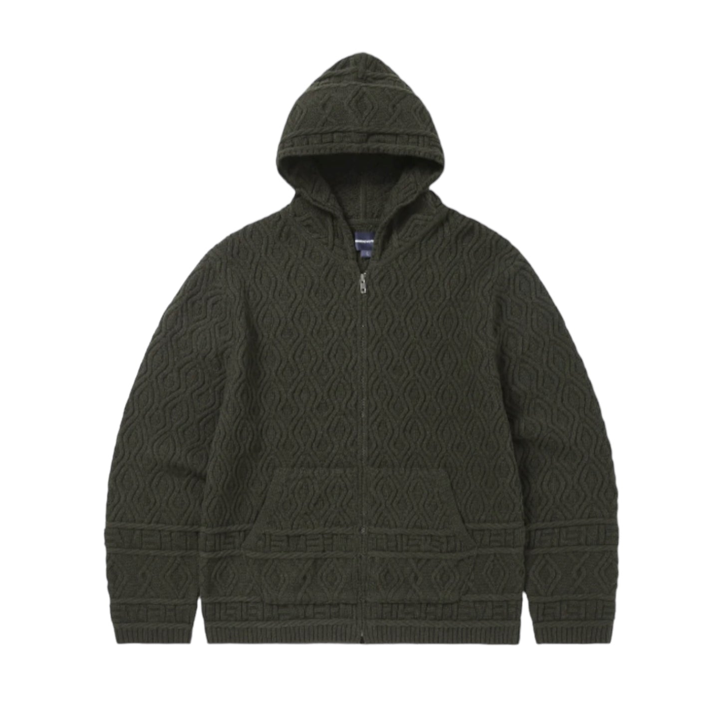 thisisneverthat Cable Knit Zip Hoodie