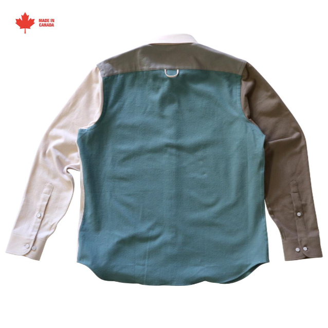 Raised by Wolves Colour Block Flannel Shirt
