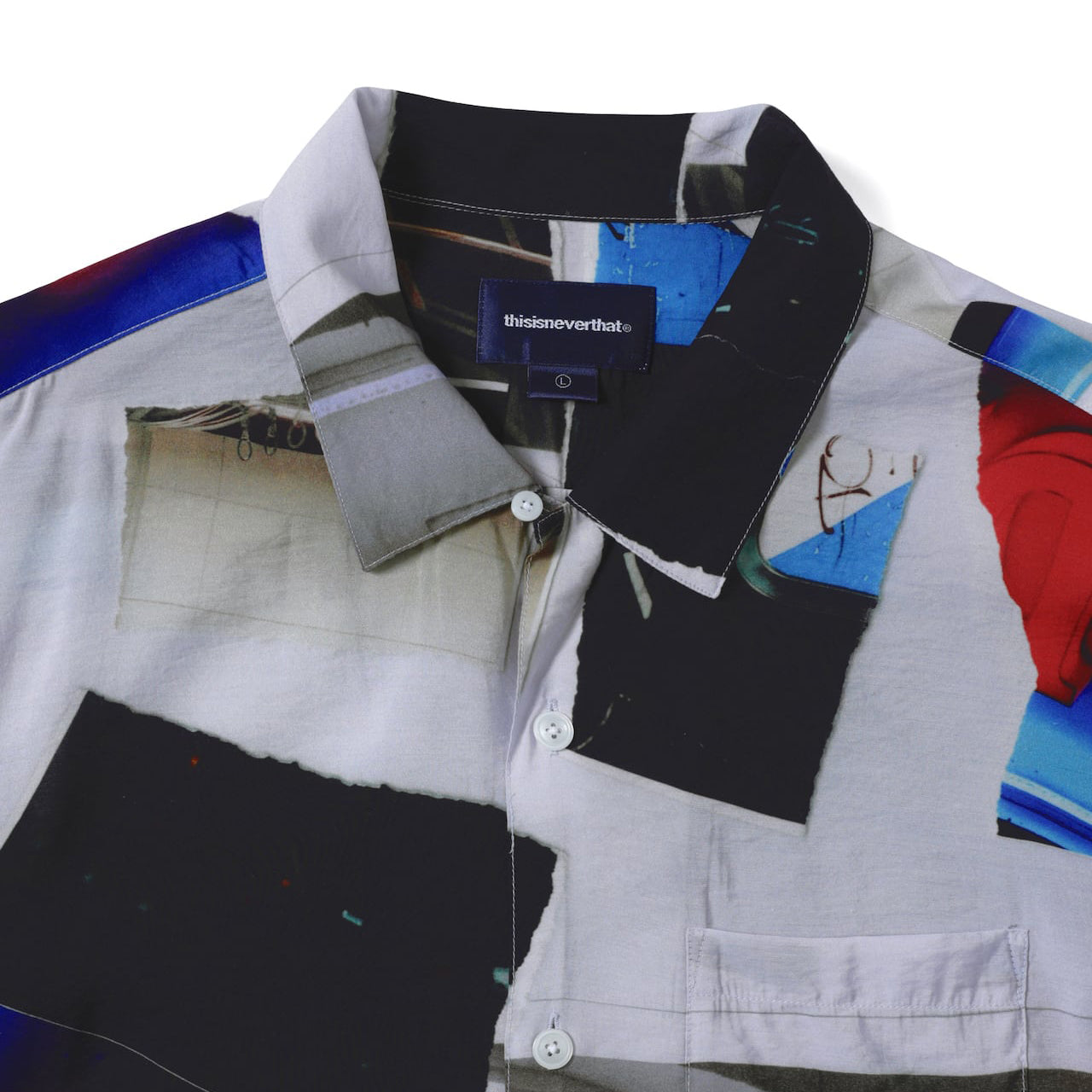thisisneverthat Torn Rayon S/S Shirt