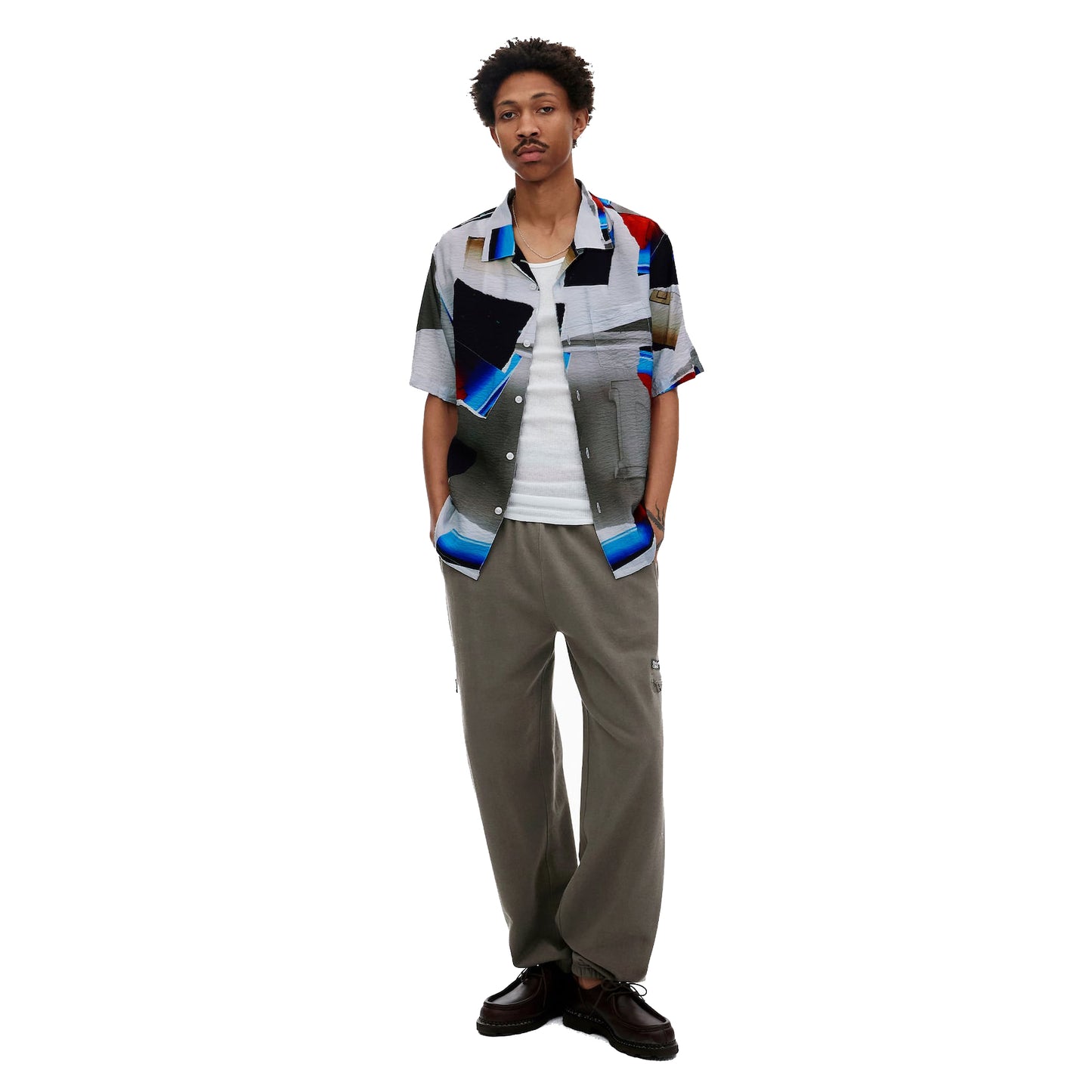 thisisneverthat Torn Rayon S/S Shirt