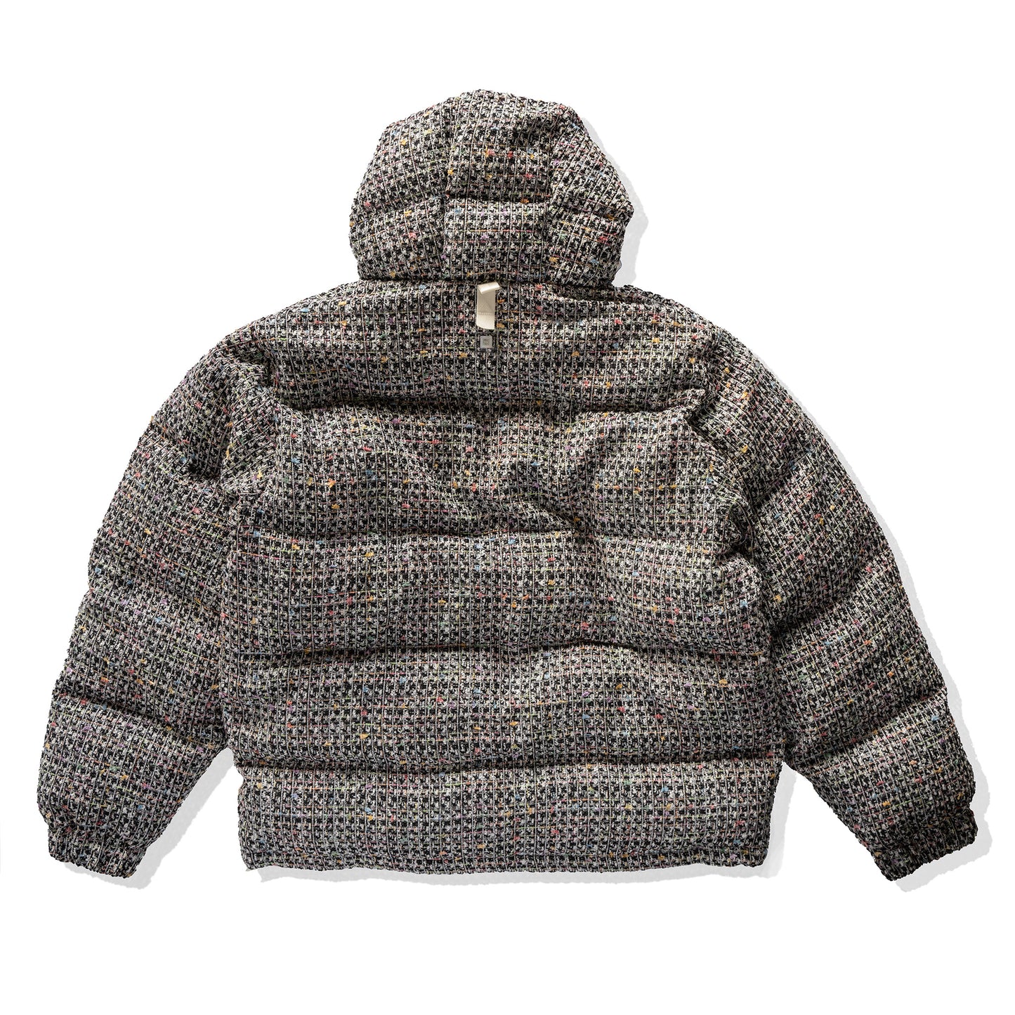 Advisory Board Crystals Tweed Hooded Puffer Jacket