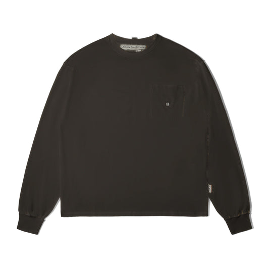 Advisory Board Crystals Abc. 123. Hologram Inside Out Seam Long Sleeve Pocket Tee