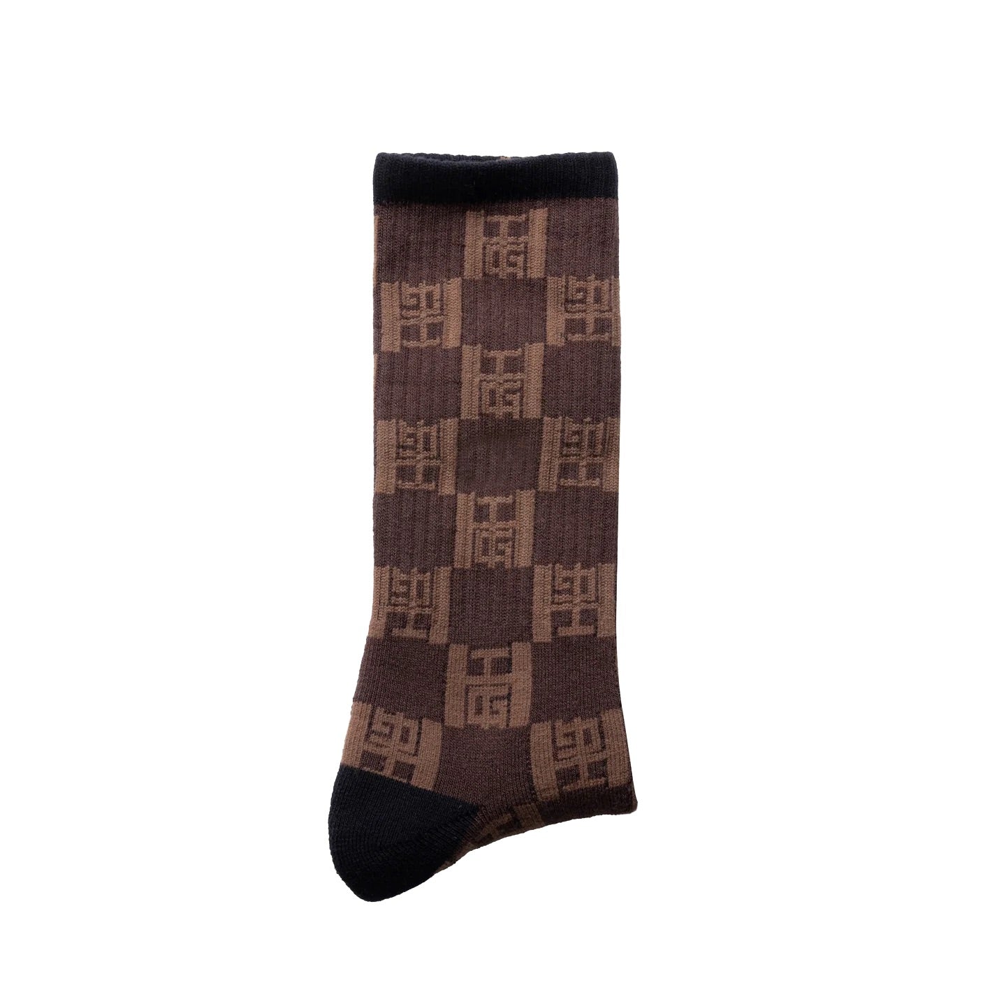 Honor The Gift Monogram Ribbed Sock