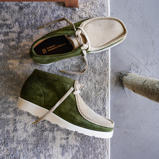DVSN WEST X Padmore & Barnes P404 Suede Chukka - Green Meadow/Aspen