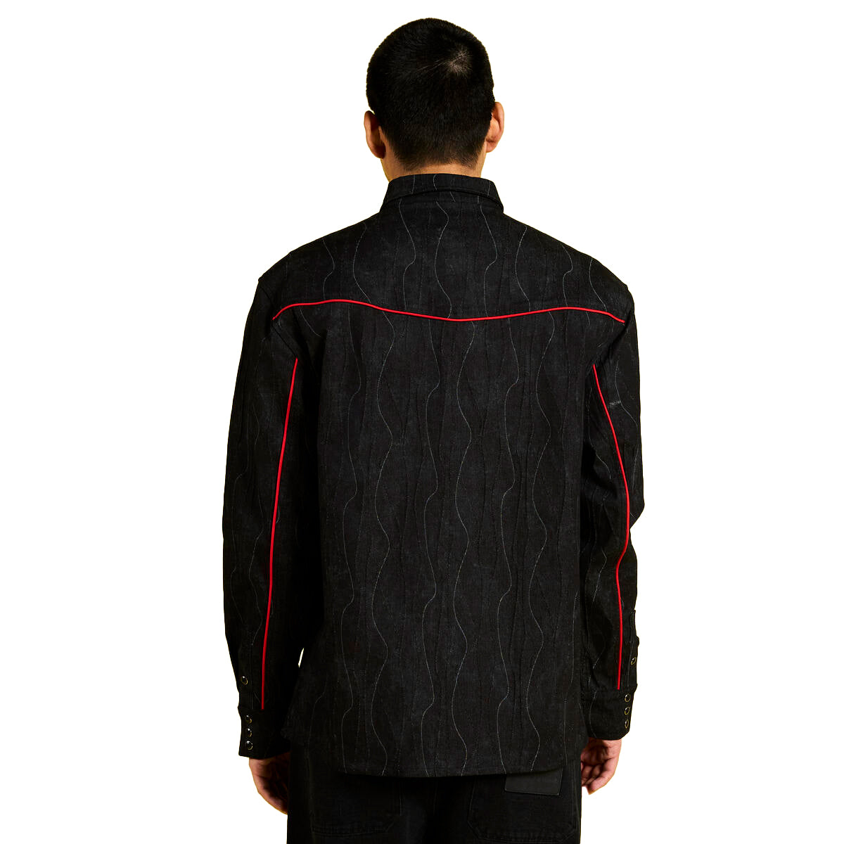 Pleasures Acid Cowboy Denim Shirt | Black