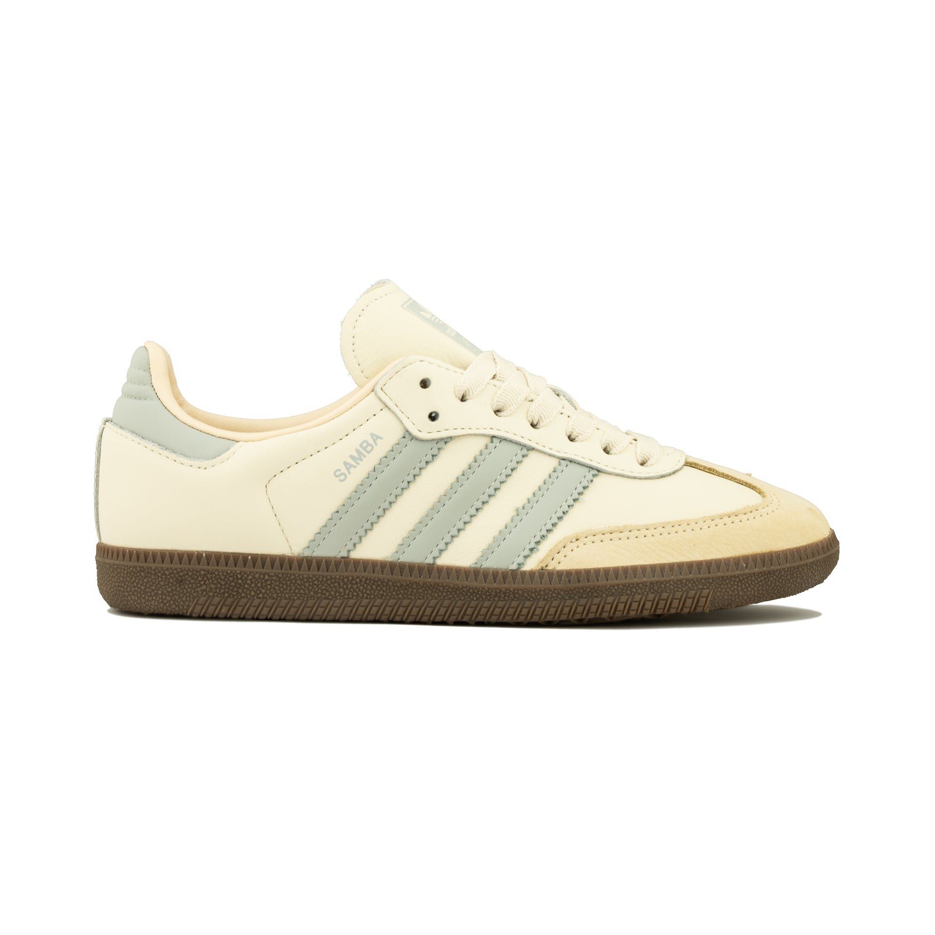 adidas Originals Women's Samba OG 'Cream White / Wonder Silver / Sand Strata' JH7299 DVSN WEST adidas Originals Women's Samba OG 'Cream White / Wonder Silver / Sand Strata' JH7299 DVSN WEST