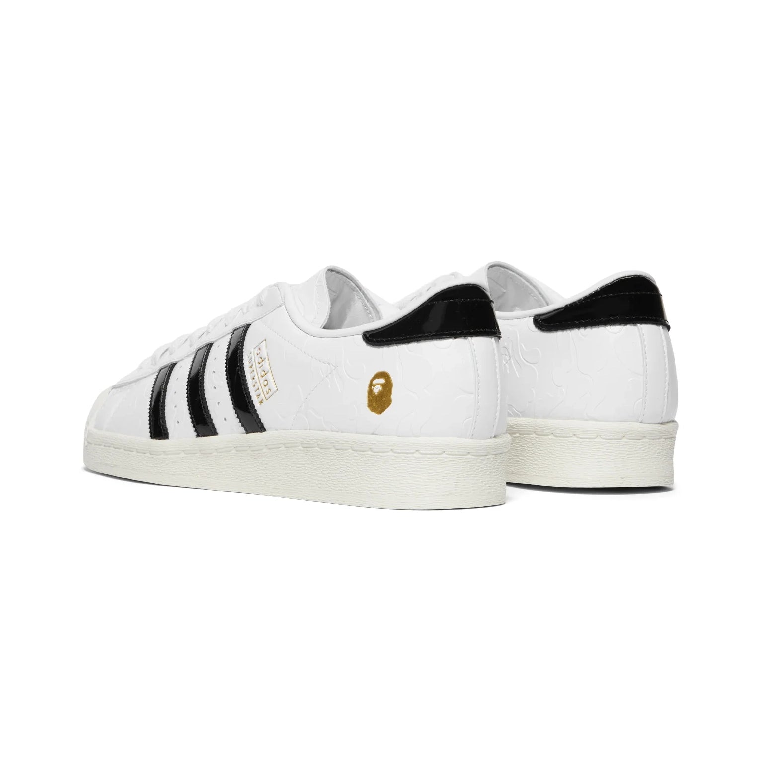 adidas x A Bathing Ape Superstar Vintage 'Footwear White / Core Black / Off White' BAPE JR2701 DVSN WEST adidas x A Bathing Ape Superstar Vintage 'Footwear White / Core Black / Off White' BAPE JR2701 DVSN WEST