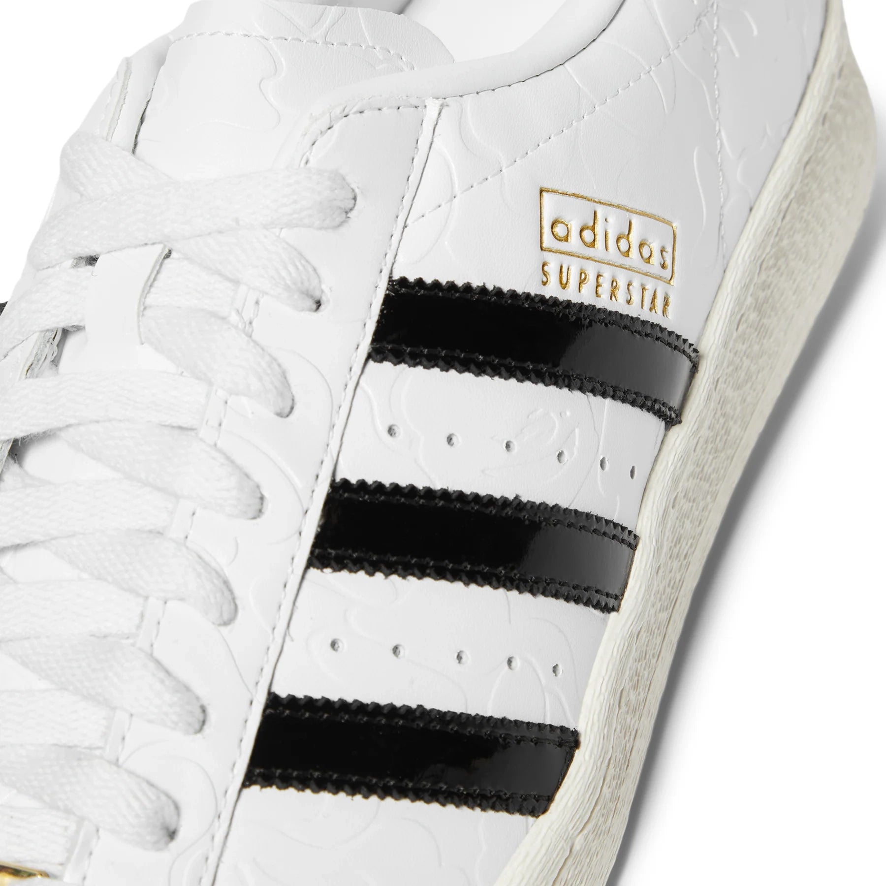 adidas x A Bathing Ape Superstar Vintage 'Footwear White / Core Black / Off White' BAPE JR2701 DVSN WEST adidas x A Bathing Ape Superstar Vintage 'Footwear White / Core Black / Off White' BAPE JR2701 DVSN WEST