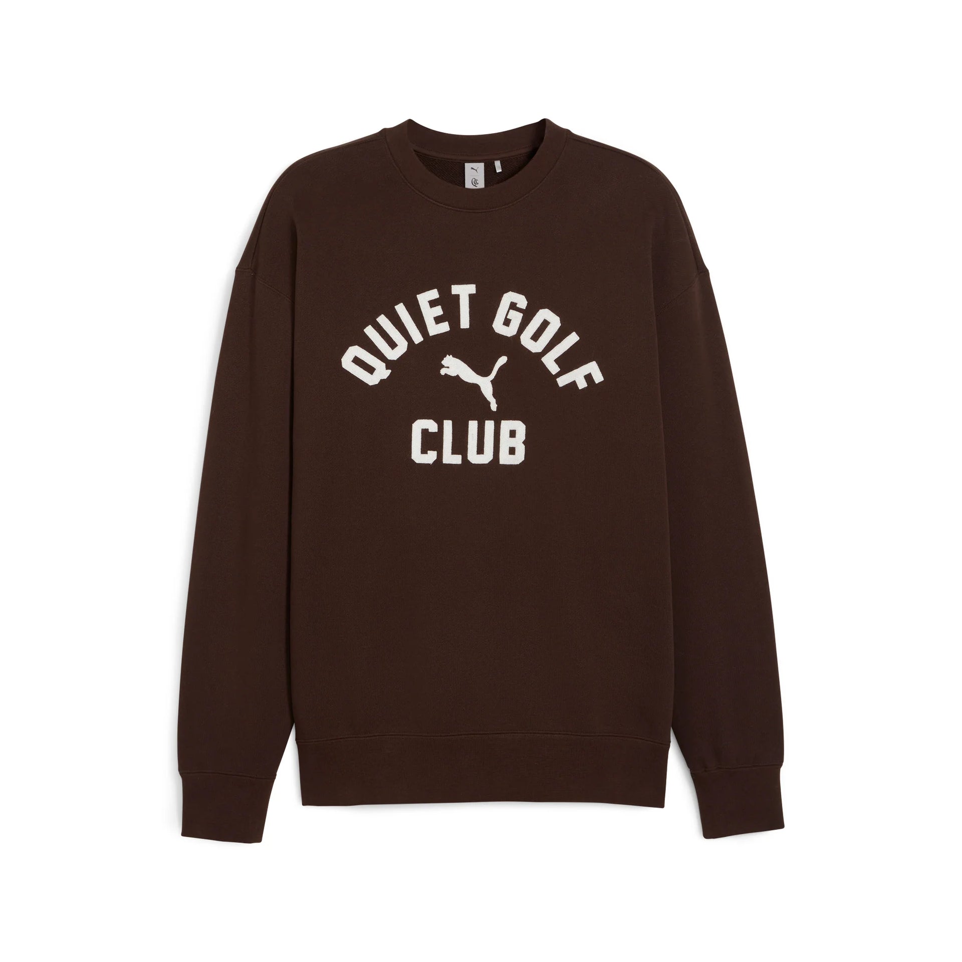 【ELECTRIC GOLF x CLUBHAUS Crew Sweat】 Puma x Quiet Golf Graphic Crewneck Golf Sweatshirt - Dark